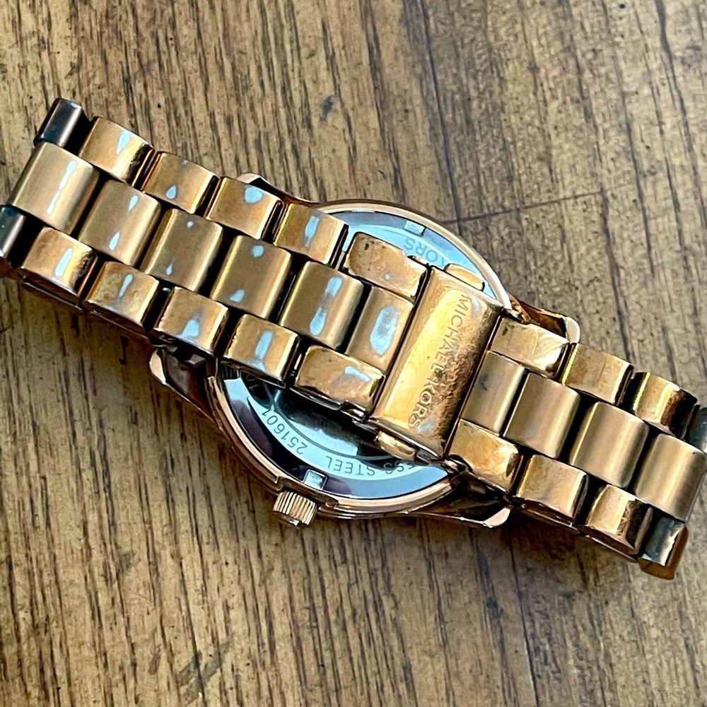 Copper Tone MICHAEL KORS WATCH | Rolex Style M- L wrist | Firm $ - Picture 8 of 10